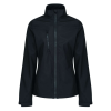 Regatta Női 3 rétegű vízlepergető softshell dzseki, RETRA613, Black/Black-10
