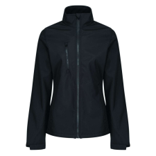 Regatta Női 3 rétegű vízlepergető softshell dzseki, RETRA613, Black/Black-10 női dzseki, kabát
