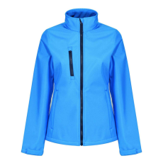 Regatta Női 3 rétegű vízlepergető softshell dzseki, RETRA613, French Blue/Navy-10