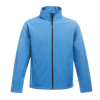 Regatta Női két rétegű, vízlepergető softshell dzseki, RETRA629, French Blue/Navy-S