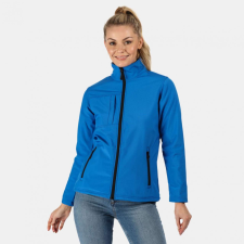 Regatta Női Regatta RETRA689 Women&#039;S Octagon Ii printable 3 Layer Membrane Softshell -XL, Oxford Blue/Black női dzseki, kabát