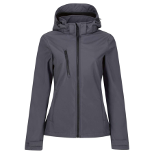 Regatta RETRA702 WOMEN&#039;S VENTURER 3 LAYER HOODED PRINTABLE SOFTSHELL JACKET 10 munkaruha