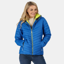  Regatta RETRA 421 könnyű Női kabát, Oxford Blue/Neon Spring női dzseki, kabát