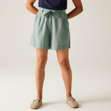 Regatta Sabela Shorts ll Női pamut-len rövidnadrág zöld női rövidnadrág