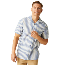 Regatta ShoreBayShirt II Férfi pamut len ing kék férfi ing