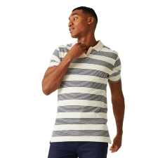 Regatta Tempete Férfi Pamut gelléros póló fehér férfi póló