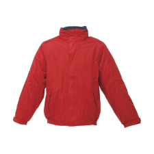 Regatta Uniszex Kabát Kapucnis Regatta Dover Jacket -3XL, Klasszikus Piros/Sötétkék női dzseki, kabát