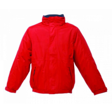 Regatta Uniszex kabát Regatta RETRW297 Dover Fleece Lined Bomber Jacket -3XL, Classic Red/Navy női dzseki, kabát