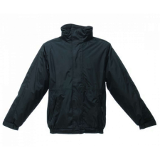 Regatta Uniszex kabát Regatta RETRW297 Dover Fleece Lined Bomber Jacket -M, Black/Ash női dzseki, kabát