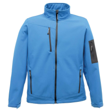 Regatta vízálló és lélegző 3 rétegű szövött softshell dzseki, RETRA674, French Blue/Seal Grey-M