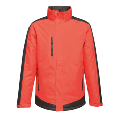 Regatta vízálló, szigetelt, rejtett kapucnis férfi kabát, RETRA312, Classic Red/Black-4XL