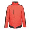 Regatta vízálló, szigetelt, rejtett kapucnis férfi kabát, RETRA312, Classic Red/Black-M