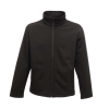 Regatta vízlepergető 2 rétegű sztrecs softshell dzseki, RETRA680, Black/Black-L