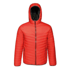 Regatta vízlepergető steppelt könnyű kapucnis dzseki, RETRA420, Classic Red/Black-XS munkaruha