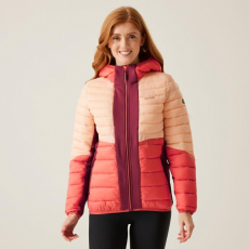 Regatta WmnHoodLeedreHybr Női pehelykönnyû dzseki piros