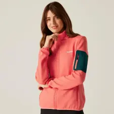 Regatta Women's Aldean Női technikai pulóver rózsaszín/korall/pink női pulóver, kardigán