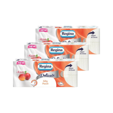 Regina Delicate Silky Peach papír zsebkendő 3 rétegű (3x90 db) higiéniai papíráru