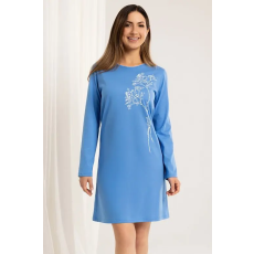 Regina Sometimes hálóing, kék, hosszú ujjú 3XL