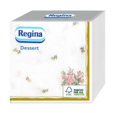 Regina Szalvéta regina dessert 1 rétegű 25x25 cm 55 darabos papírárú, csomagoló és tárolóeszköz