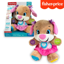 Régió játék Fisher Price tanuló kutyalány, fejlesztő babajáték / 75 féle hangeffekttel fisher price