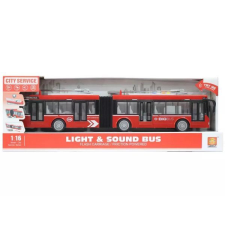 Regio Toys Csuklós troli busz áramszedővel, fény és hanghatásokkal - 1:16 autópálya és játékautó
