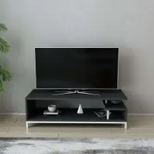 Reilly TV állvány 120x45x38 Fehér antracit bútor