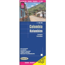 Reise Know-How Kolumbia térkép, Colombia térkép Reise 1:1 400 000 térkép