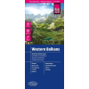 Reise Know-How Nyugat-Balkán térkép Western Balkans Reise kiadó Nyugat-Balkán autótérkép 1:725e