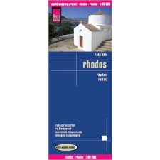 Reise Know-How Rodosz térkép Reise 1: 80 000 Rhodos térkép 2019 térkép