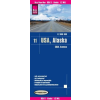 Reise Know-How USA 11. Alaszka autós térkép, Alaszka térkép Reise 1 : 2 000 000