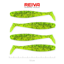 Reiva Flat Minnow shad 10cm 4db/cs (Zöld Flitter) horgászkiegészítő