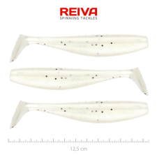 Reiva Flat Minnow shad 12,5cm 3db/cs (Pearl Dot) csali