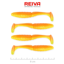 Reiva Zander Power Shad 8cm 4db/cs (Shiny Orange) csali
