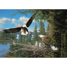 Rejtélyes fészkelő sasok puzzle 1000 darabos puzzle, kirakós