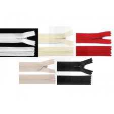  Rejtett pirálcipzár - 35 cm rövidáru