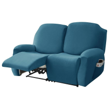  Relax Fotel Huzat (bársonyos, 2 üléses, tengerkék, rugalmas) lakástextília