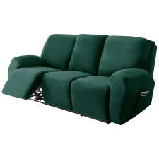  Relax Fotel Huzat (bársonyos, 3 üléses, sötétzöld, rugalmas) lakástextília