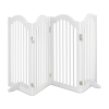 Relax Térelválasztó 92 cm magas biztonsági rács 4 paneles védőkerítés kutyák vagy gyermekek védelmére fehér