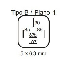  Relé 24v 5 lábú 2X10A elektromos autós kellék