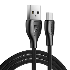 REMAX Cable USB Micro Remax Lesu Pro, 1m, 2.1A (black) kábel és adapter