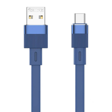 REMAX Kábel USB-C Remax Flushing, 2,4A, 1m (kék) kábel és adapter