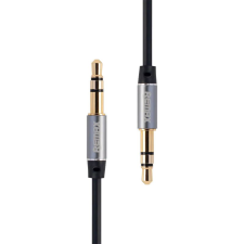 REMAX RL-L200 Aux mini jack kábel 3.5mm 2m fekete (RL-L200 Black) hub és switch