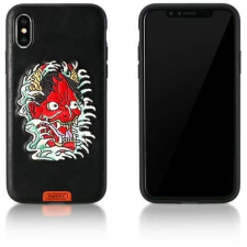 REMAX Telefontok, iPhone X / XS hátlaptok, mintás, fekete, Remax RM-1636 tok és táska