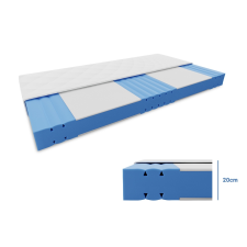 REMIA hab matrac 20 cm 180 x 200 cm Matracvédő: Matracvédő ágy és ágykellék