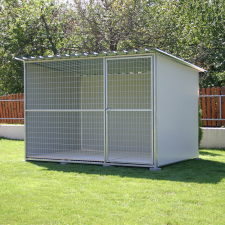  RENATO Kutya kennel, 3x2m alapterület, padozat nélkül szállítóbox, fekhely kutyáknak