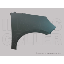  Renault Megane Scenic 2012.02.01- Első sárvédő jobb, alapozott (műanyag) (11IL) karosszéria elem