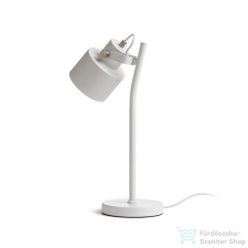 Rendl CELEIA asztali lámpa matt fehér matt nikkel 230V E27 40W R13903 világítás