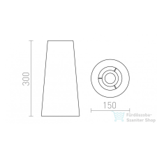 Rendl CONNY 15/30 asztali lámpaernyő Polycotton fekete/réz fólia max. 23W R11370 világítás