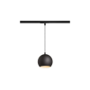 Rendl COPA pro jednookr. lištu černá sklo 230V LED E27 11W