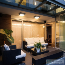 Rendl DELTA 215 felületre szerelhető antracitszürke 230V E27 18W IP54 R12564 világítás